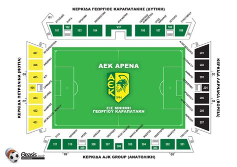 aek arena seating plan